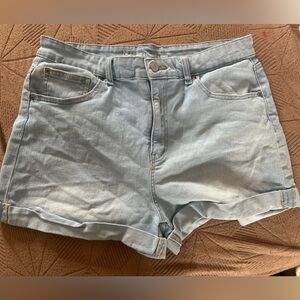 No Boundaries Light Blue Jean Shorts